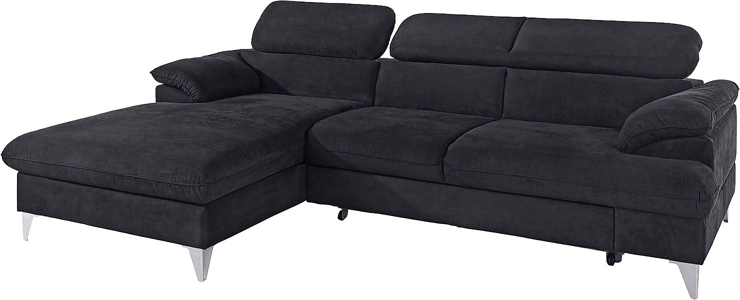 COTTA Ecksofa "Caluso L-Form", mit Kopfteilverstellung, wahlweise mit Bettf günstig online kaufen