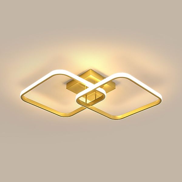 Goeco LED Deckenleuchte Moderne quadratische Deckenleuchte, günstig online kaufen