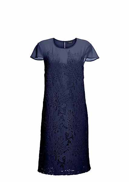 GOLDNER Abendkleid "Kleid aus sommerlicher Spitze" mit kleinen Flügelärmelc günstig online kaufen