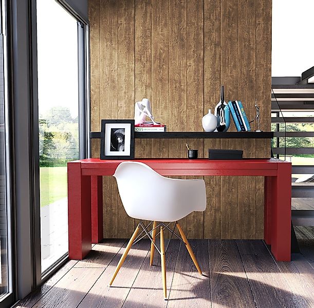 Newroom Vliestapete, Tapete Holzoptik Holztapete 3d günstig online kaufen