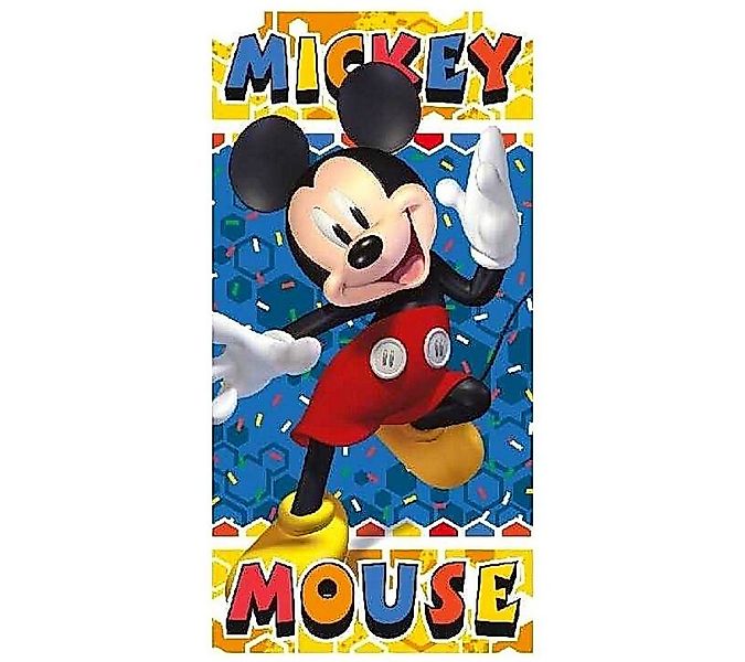 Disney Mickey Mouse Badetuch Mickey Maus, Baumwollmischung, Jungen Badehand günstig online kaufen