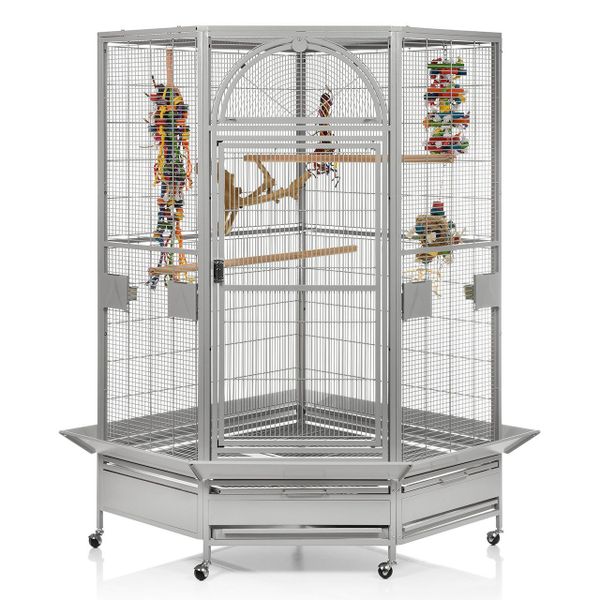 Montana Cages Vogelkäfig Eck Voliere Käfig günstig online kaufen