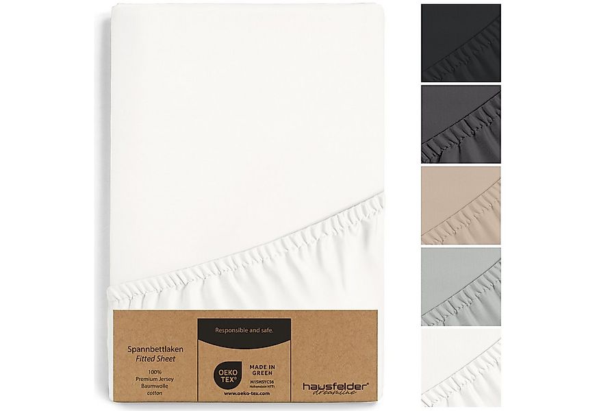 Hausfelder Spannbettlaken Topper Bettlaken 90x200 bis 100x200 cm, bis 15 cm günstig online kaufen