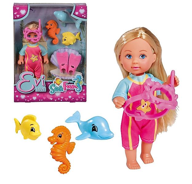 Simba Dickie Anziehpuppe Puppe Evi LOVE Sea Fun Taucheranzug inkl. Meeresfr günstig online kaufen