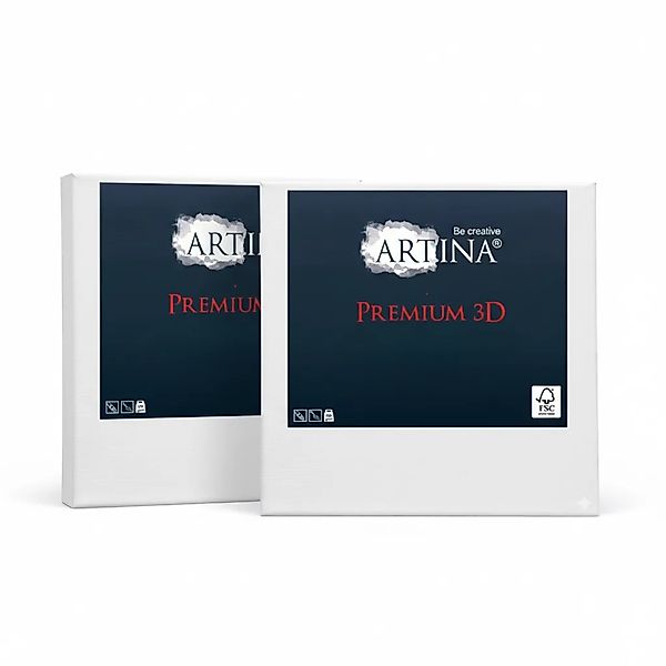 Artina Keilrahmen Leinwand Premium 3D 18x24cm 2er Set 380 g/m² günstig online kaufen