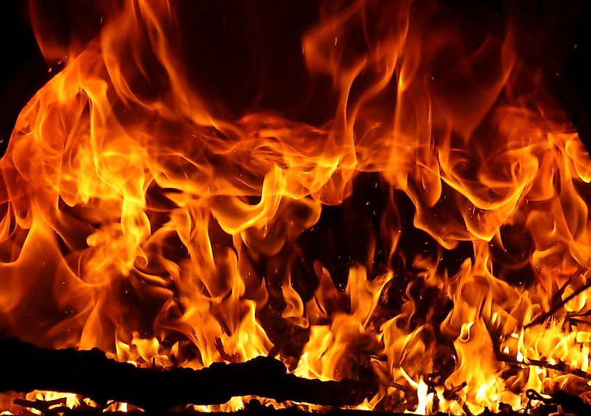 Papermoon Fototapete "Feuer" günstig online kaufen