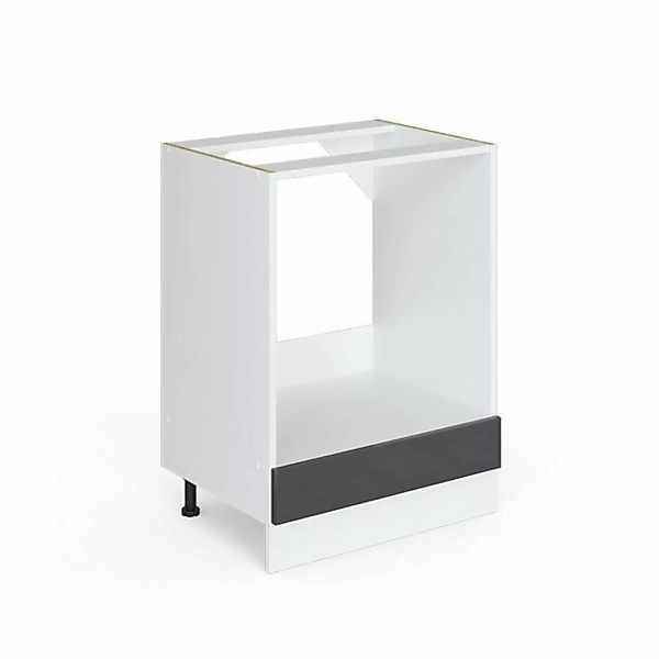 Vicco Herdumbauschrank Küchenunterschrank Arbeitsplatte R-Line 60 cm Weiß A günstig online kaufen