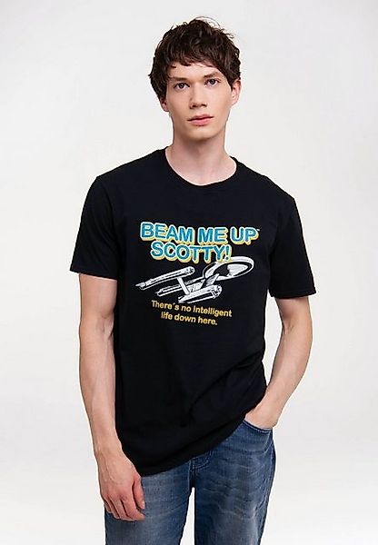 LOGOSHIRT T-Shirt Star Trek - Beam Me Up Scotty mit Beam Me Up Scotty-Logo günstig online kaufen