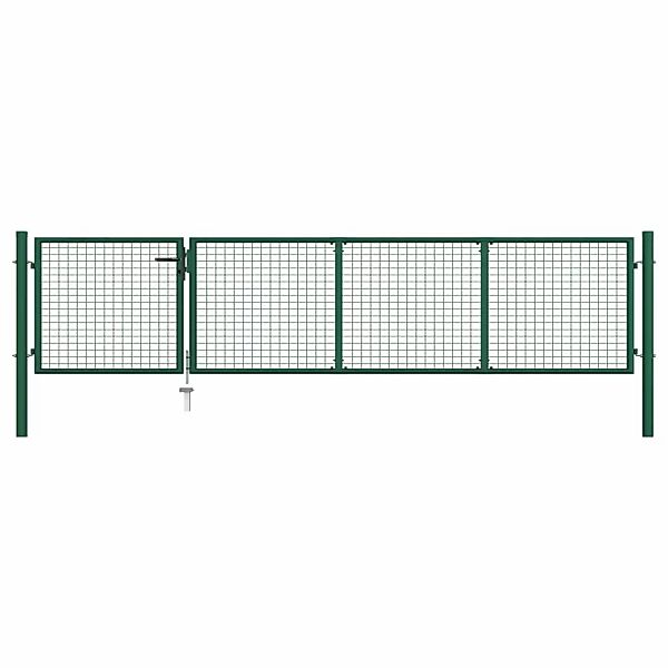 Gartentor Stahl 350 X 75 Cm Grün günstig online kaufen