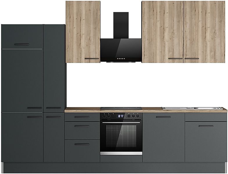 OPTIFIT Küchenzeile Fiona, Breite 320 cm, mit Hanseatic-E-Geräten,in Premiu günstig online kaufen