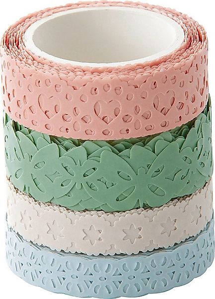 Folia Klebeband Pastell-Mix 4 Rollen, 5 m günstig online kaufen