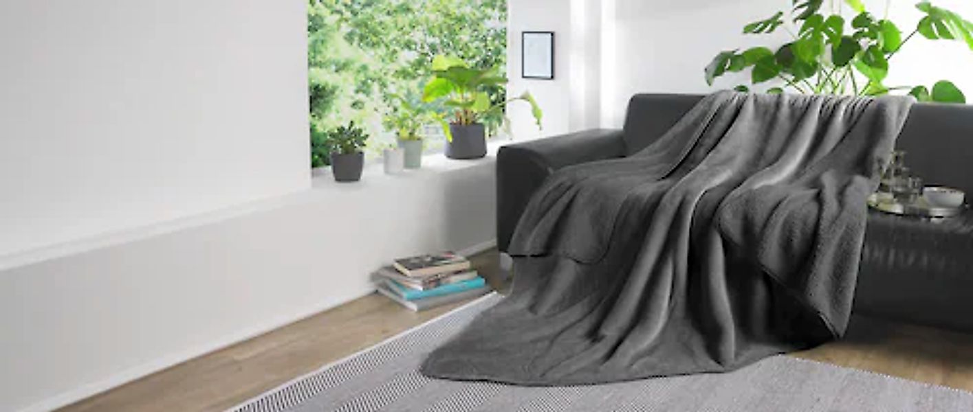 KiNZLER Wohndecke »Demi Flausch«, mit Wendefunktion günstig online kaufen