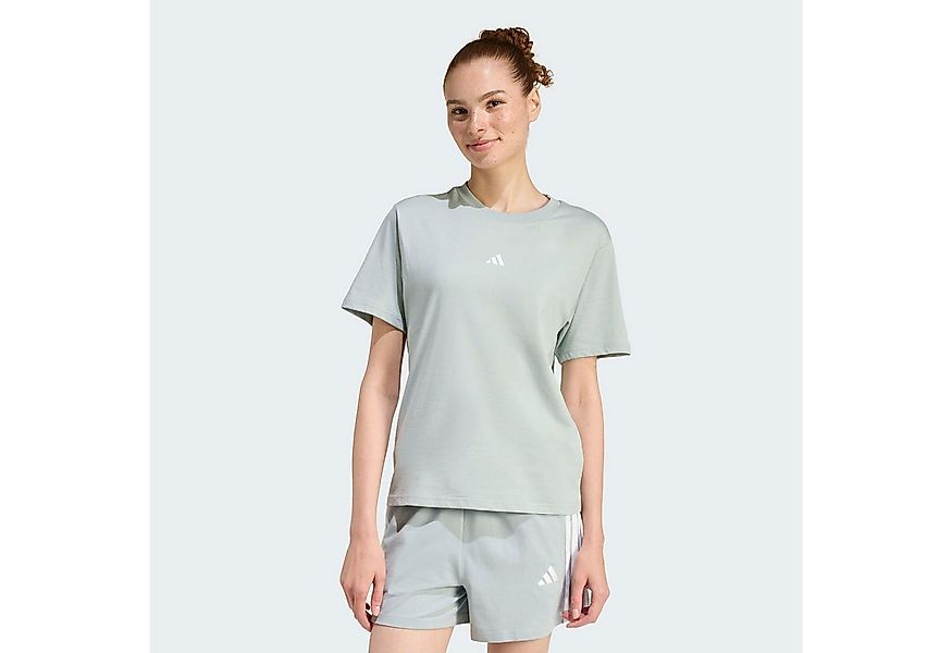 adidas Sportswear T-Shirt ESSENTIALS BAUMWOLL-, KLEINES LOGO Basic Design, günstig online kaufen
