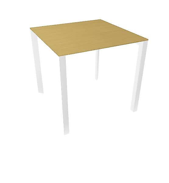 Profilo Konferenztisch 80x80 cm Laminierte Platte Eiche natur günstig online kaufen
