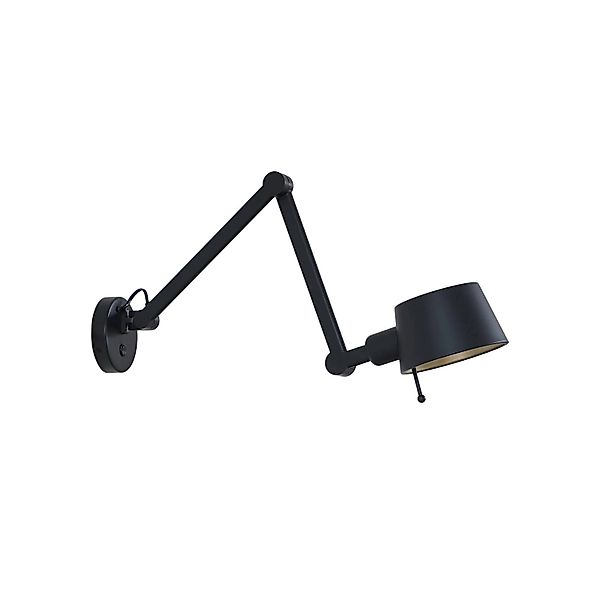 Lucande Wandleuchte Wandlampe Innen Silka 10020433 Modern in Schwarz aus Me günstig online kaufen