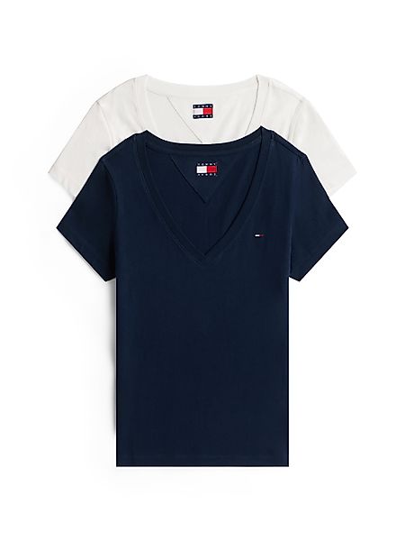 Tommy Jeans T-Shirt "TJW 2PACK V-NECK TEE", (Packung, 2 tlg., 2-er Pack), m günstig online kaufen