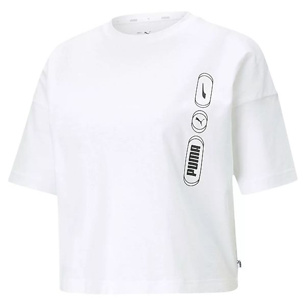 Puma Rebel Fashion Kurzarm T-shirt XS Puma White günstig online kaufen