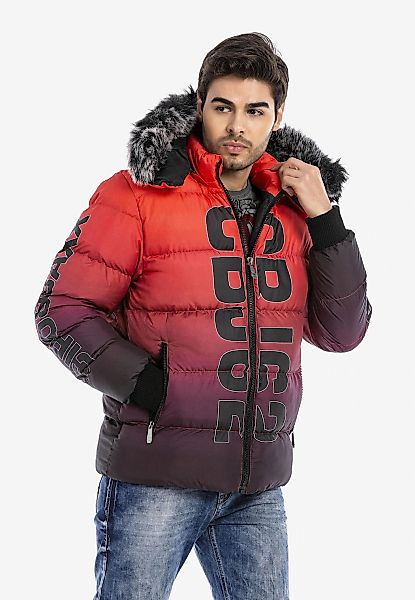 Cipo & Baxx Winterjacke "Winterjacke", mit Kapuze, mit Fabverlauf günstig online kaufen