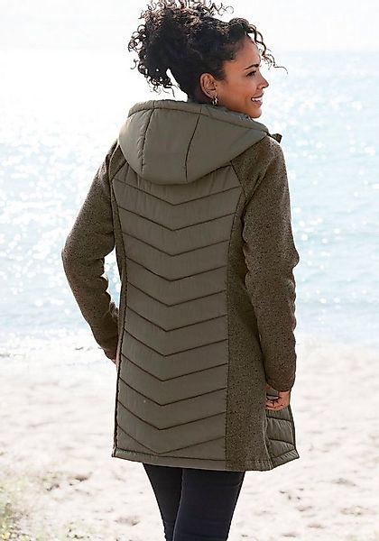 Vivance Steppjacke mit Strickfleece-Ärmeln günstig online kaufen