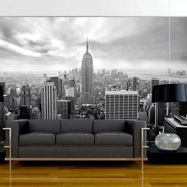 artgeist Fototapete Old New York schwarz/weiß Gr. 350 x 245 günstig online kaufen