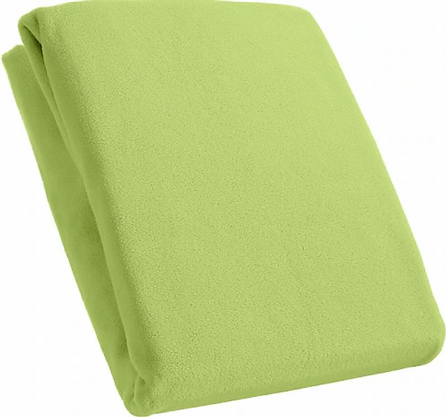KUM Spannbettlaken "Mikrofaser-Fleece Spannbetttuch" bis ca. 25 cm Matratze günstig online kaufen