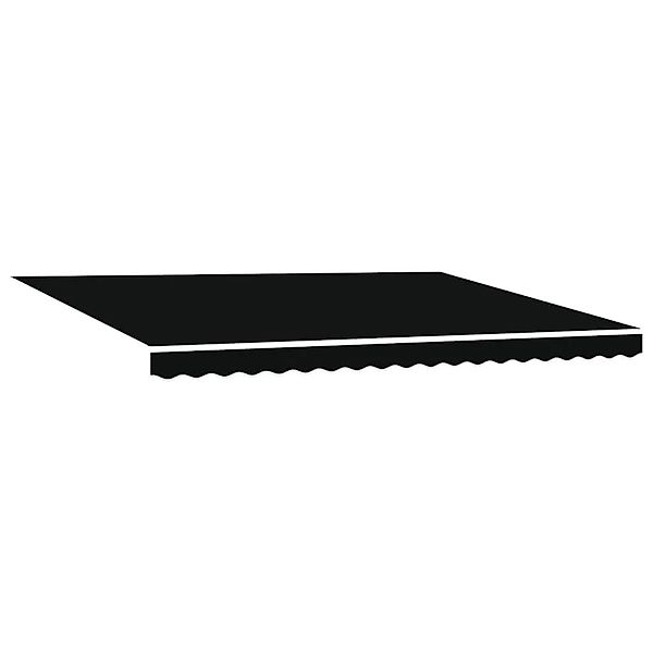 vidaXL Einziehbare Markise Schwarz 450 x 300 cm Stoff und Aluminium 3330961 günstig online kaufen