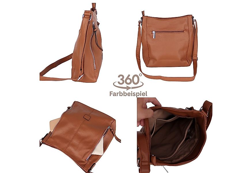 MIRROSI Schultertasche Damen Crossbody Bag, 34x28x10cm Mittelgroß (verstell günstig online kaufen