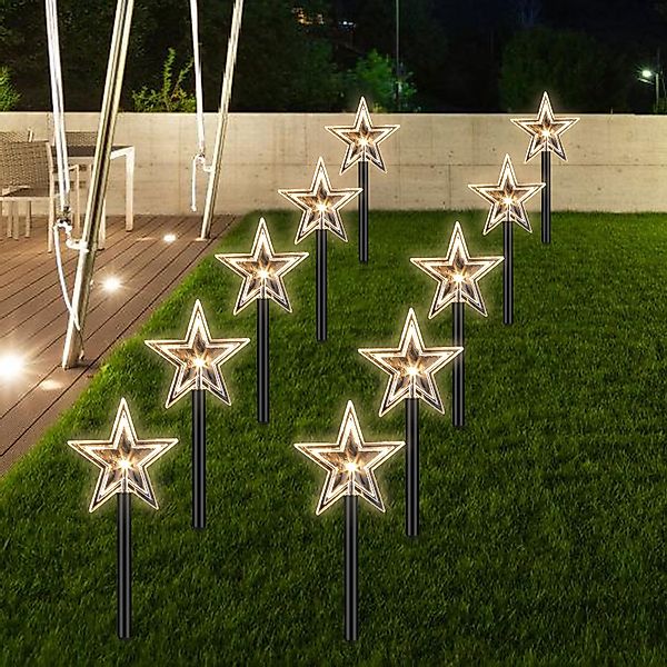Clanmacy LED Gartenleuchte LED Gartenleuchte Spiessleuchte günstig online kaufen