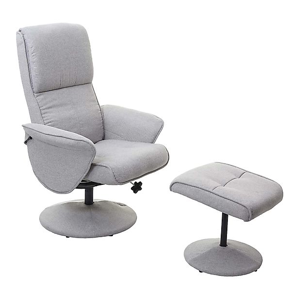 MCW Relaxsessel Stockholm Stoff/Textil Hellgrau günstig online kaufen