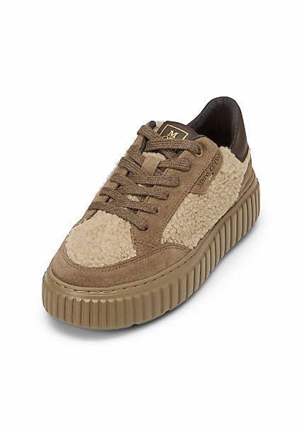 Marc OPolo Sneaker "aus Veloursleder und Teddyfell" günstig online kaufen