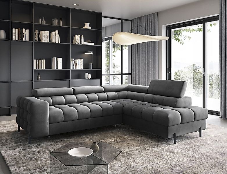MOEBLO Ecksofa Ferrucio, modernes Schlafsofa mit günstig online kaufen