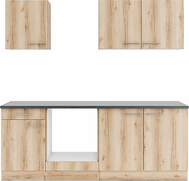 OPTIFIT Küche "Bella" Breite 210 cm, wahlweise mit E-Geräten günstig online kaufen