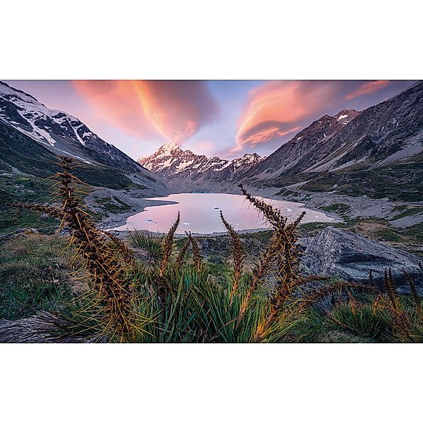 Sanders & Sanders Fototapete Landschaft Grau Grün und Blau 450 x 280 cm 612 günstig online kaufen