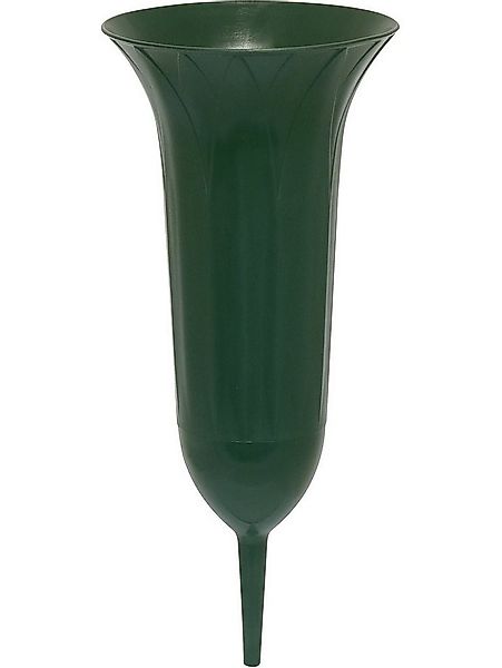 Geli Grabkerze Geli Grabvase Ø 11 cm dunkelgrün günstig online kaufen
