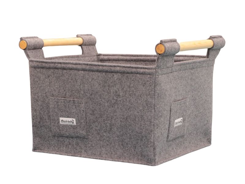 Stich-haltig Kaminholzkorb Filzkorb für Kaminholz mit günstig online kaufen