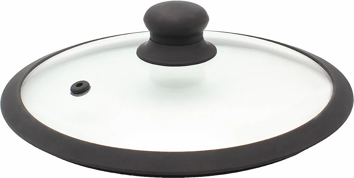 Krüger Deckel "Glasdeckel Saphir mit Soft-Touch-Knopf" hitzebeständig bis 1 günstig online kaufen