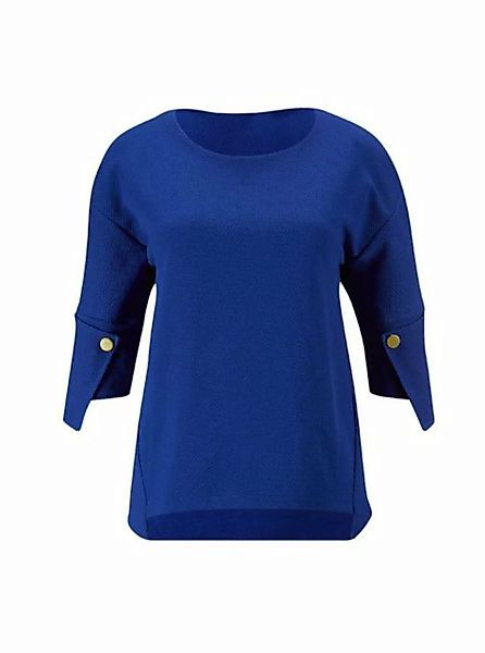 creation L Rundhalsshirt CRéATION L Damen Shirt, royalblau günstig online kaufen