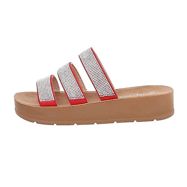 Ital-Design Damen Mules Freizeit Plateausandaletten Flach günstig online kaufen