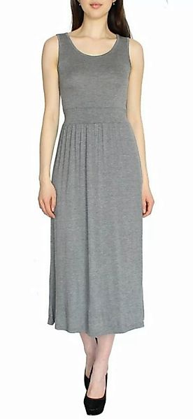 dy_mode Jerseykleid Damen Maxikleid Jersey Kleid im Cut-Out Look am Rücken günstig online kaufen