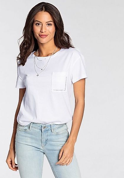 Laura Scott T-Shirt Kurzarm, figurumspielender Schnitt, günstig online kaufen