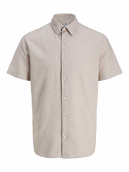 Jack & Jones PlusSize Kurzarmhemd "JJEBREEZE LINEN BLEND SHIRT S/S SN PLS" günstig online kaufen