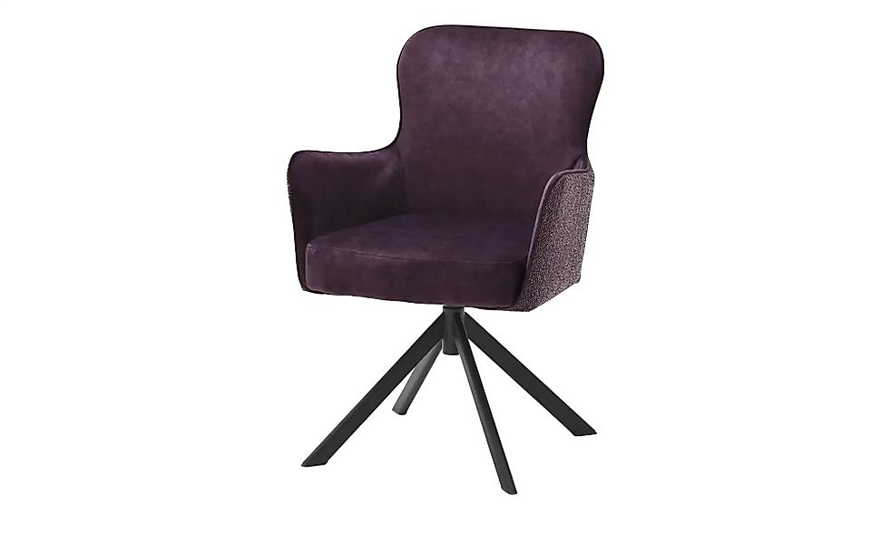 Esszimmerstuhl  drehbar Effi ¦ rot ¦ Maße (cm): B: 62 H: 84 T: 64.0 Stühle günstig online kaufen