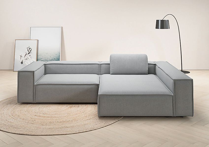 Home affaire Ecksofa "Watertown, moderne XXL L-Form, 306 cm breit" Komforta günstig online kaufen
