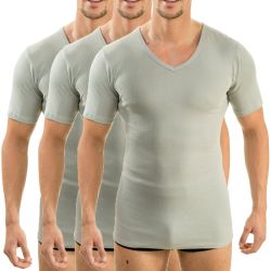 HERMKO Unterziehshirt 4880 3er Pack Herren günstig online kaufen