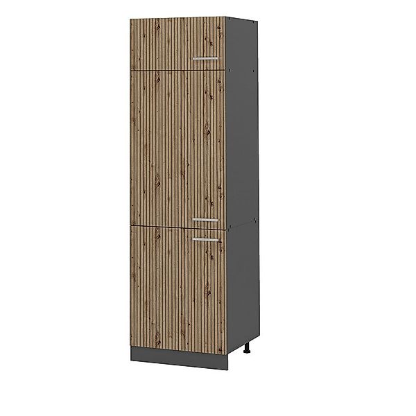Vicco Kühlumbauschrank R-Line, Artisan-Eiche/Anthrazit, 60 cm günstig online kaufen