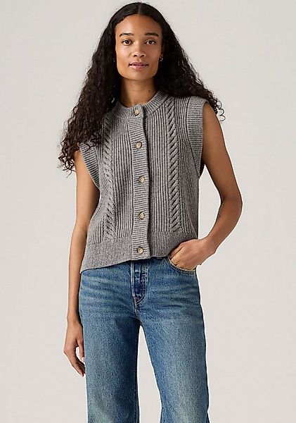 Levi's® Strickweste INES CABLE SWEATE Materialmix mit Wollanteil günstig online kaufen