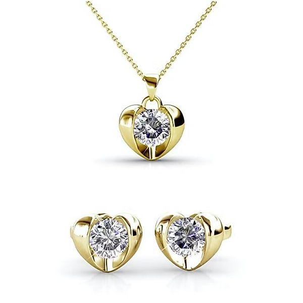 Ella Eisvogel Schmuckset "Love" Herzkette & günstig online kaufen