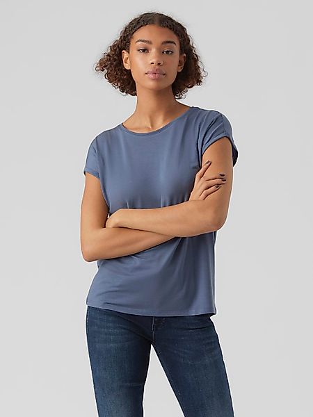 Vero Moda Rundhalsshirt VMAVA PLAIN SS günstig online kaufen