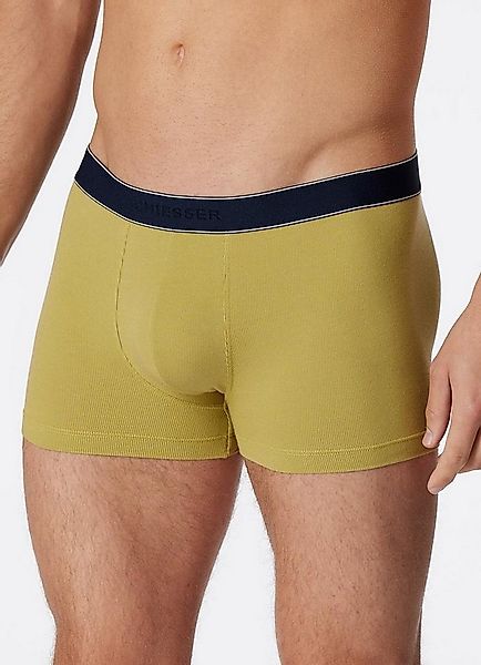Schiesser Boxershorts Unterwäsche Shorts Modal gestreift lime Herren - 1 St günstig online kaufen
