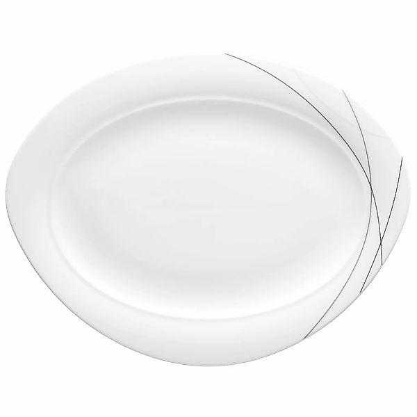 Seltmann Weiden Servierplatte "Servierplatte Trio Highline 35 x 27 cm weiß- günstig online kaufen